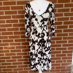 Cabi black and white dress